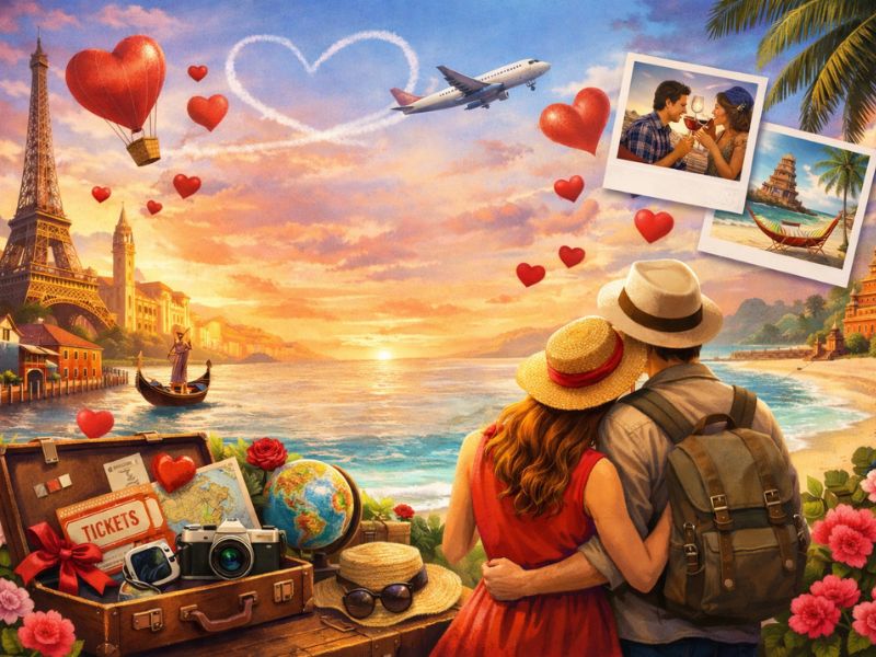 San valentino viaggiatori